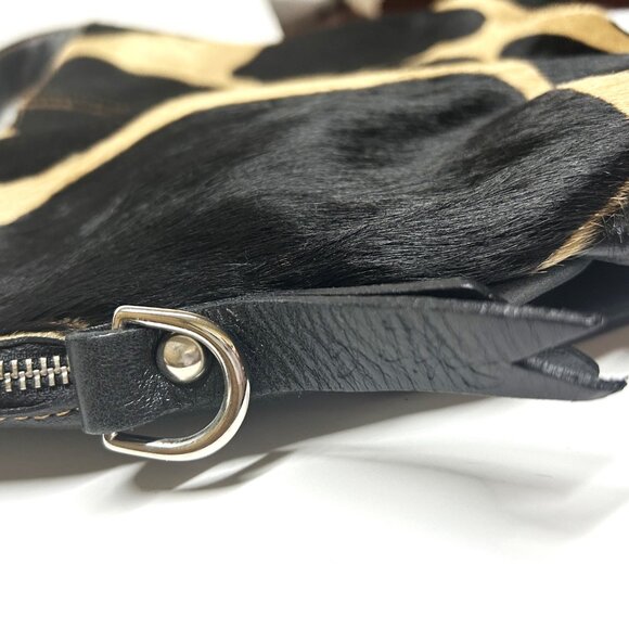 Sofia C cowhide and leather shoulder bag - Picture 7 of 11